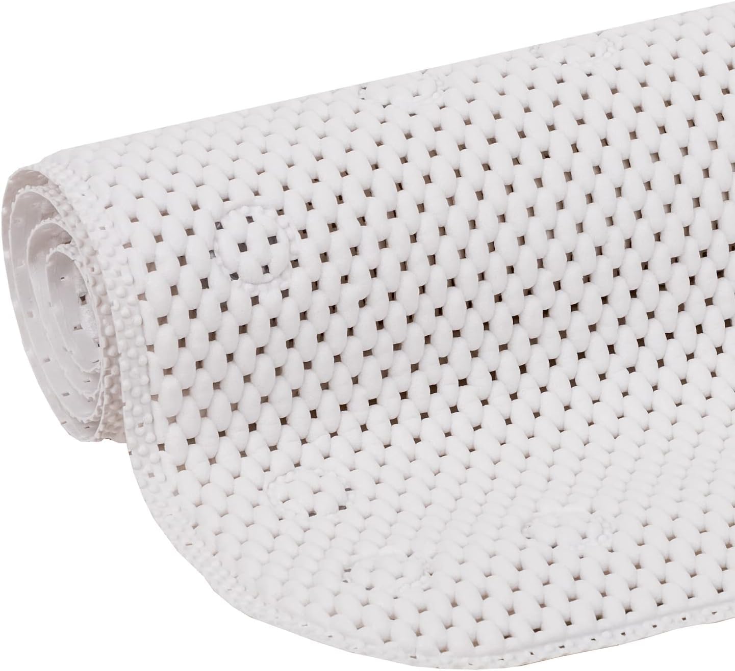 Duck Brand Clorox Cushioned Foam Bath Mat for Tubs, Non-Slip with Suction Cups, 17 Inches x 36 Inches, White - Image 5